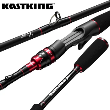 

KastKing Max Steel Rod Carbon Spinning Casting Fishing Rod with 1.80m 1.98m 2.13m 2.28m Baitcasting Rod for Bass Pike Fishing