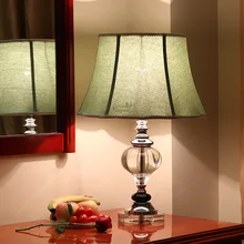 Современная хрустальная лампа освещение прикроватная лампа для спальни Роскошная модная Хрустальная настольная лампа Abajur прикроватная настольная лампа для гостиницы k9 люкс