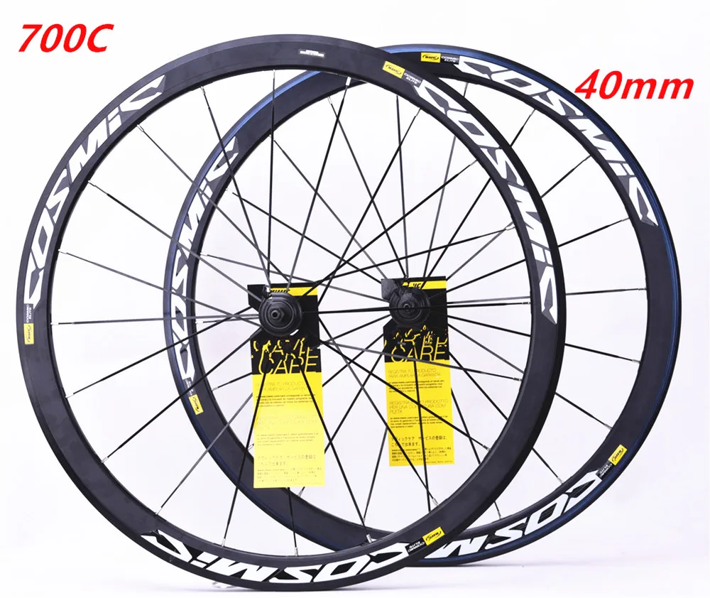 Road Bike Bicycle Ultralight 700c 40mm V Brake Disc Brake Wheels Aluminum Alloy Bicycle Wheelset Rims