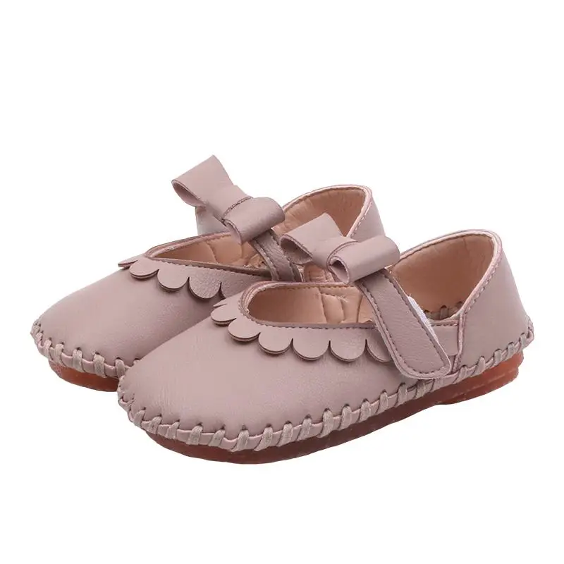 

All Sizes 21-36 Children Boys Girls Kids Loafers Shoes Solid Color Soft Bottom Breathable Casual pu Shoes Princess style Shoes