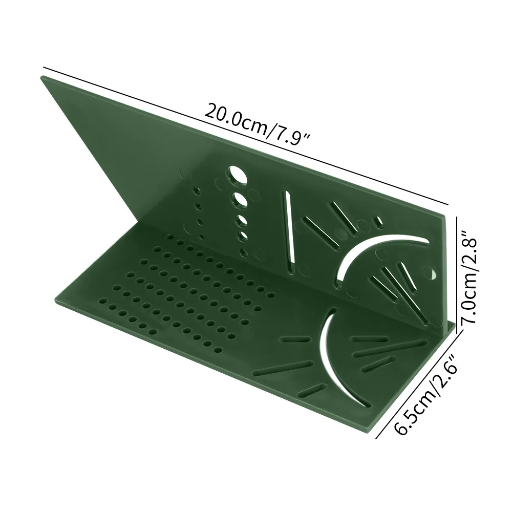 Новое поступление деревообрабатывающая Калибровочная линейка 3D Mitre углоизмерительный инструмент для измерения площади 45 градусов и 90 градусов с плотником