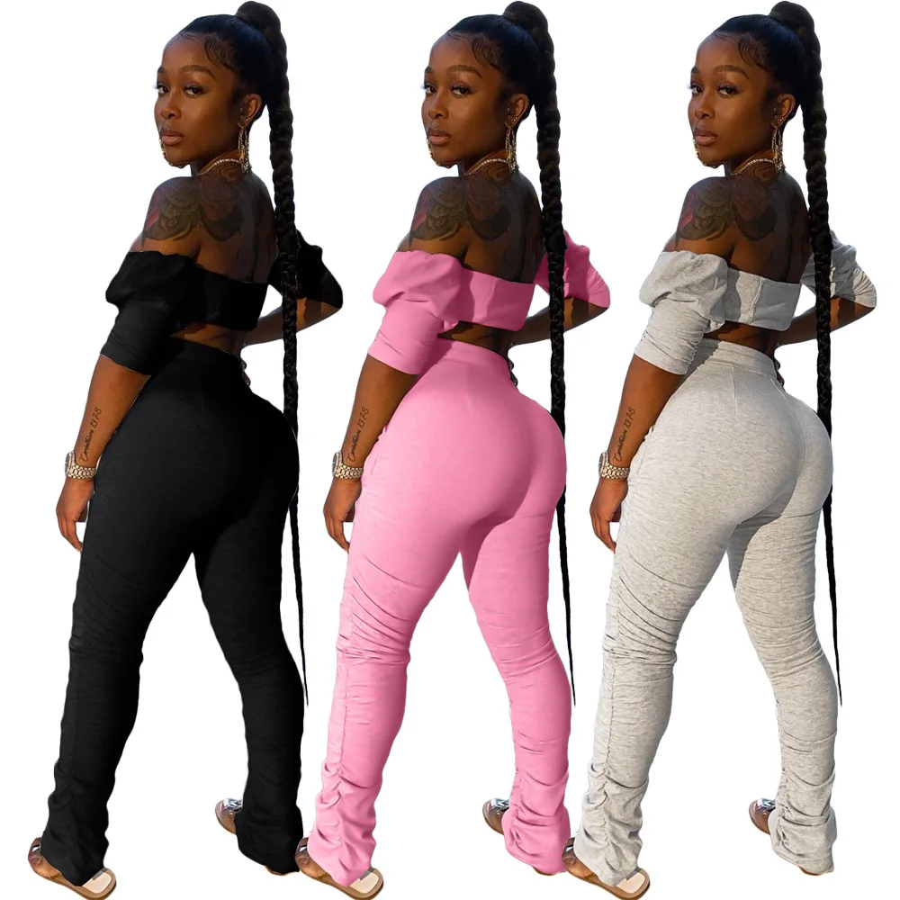 Women's casual women's two-piece sportswear tube top pleated weir sports casual fashion suit two-piece weir of hermiston уир гермистон на англ яз