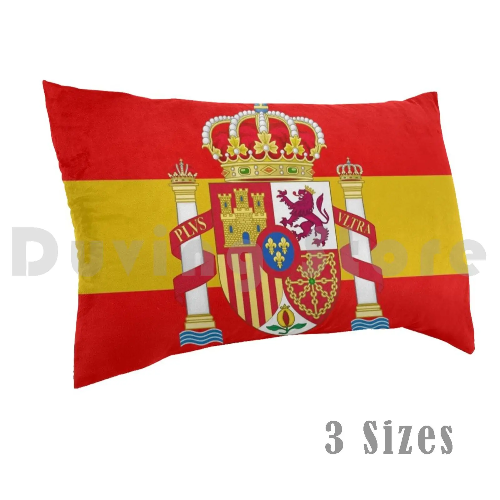 

Чехол для подушки с испанским гербом и флагом «сделай сам», размер 50x75, герб испанского флага Испании, герб Иберии и hisпане «I Love»