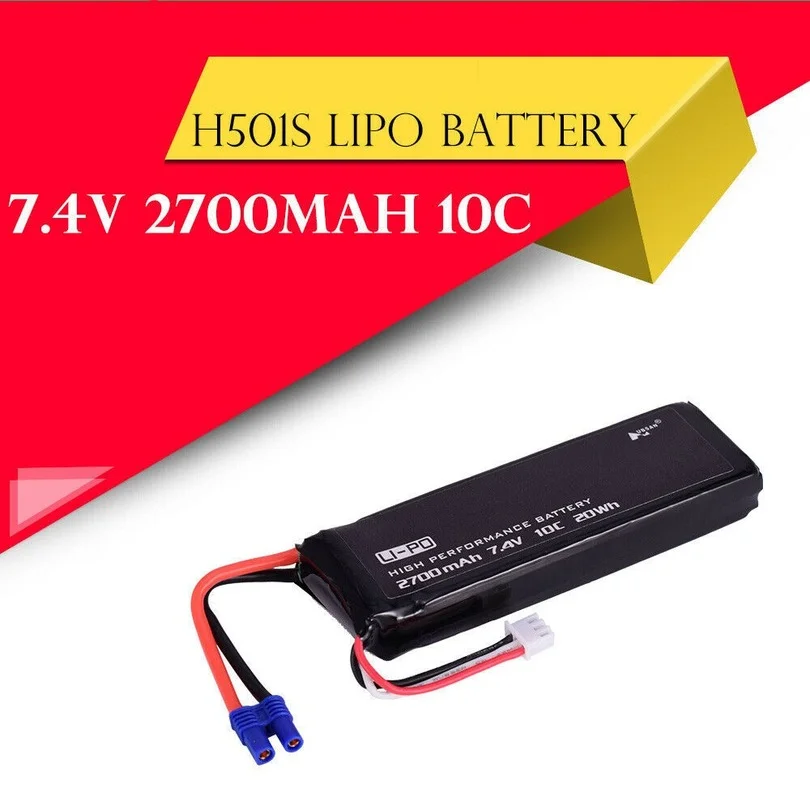 Оригинальный аккумулятор 7 4 В 2700 мАч 10C для Hubsan H501S H501A H501M H501C X4 запасные части