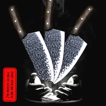 

DEHONG 6.8-inch Japanese forged high carbon steel slicer for ladies light kitchen knife with sharp edge meat cutter for home use