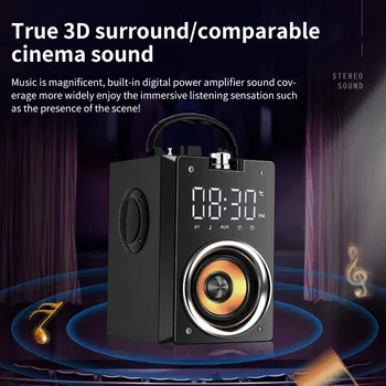 

Wireless Bluetooth Speaker Stereo Subwoofer Bass Speakers Column Soundbox Support U Disk Playbac TF AUX USB Remote Control