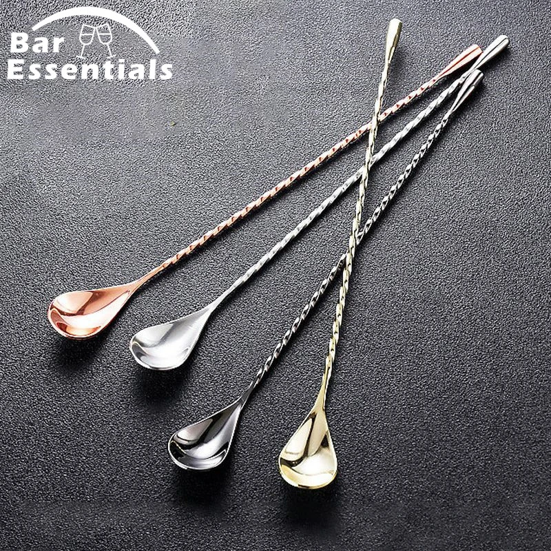 Bar Accessories Teadrop Spoon Kitchen Supplies Bartender Tools Cocktail Spoons