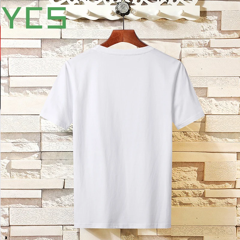 Футболка YCS Store мужская с мультяшным принтом уличная одежда из 100% хлопка топ 5