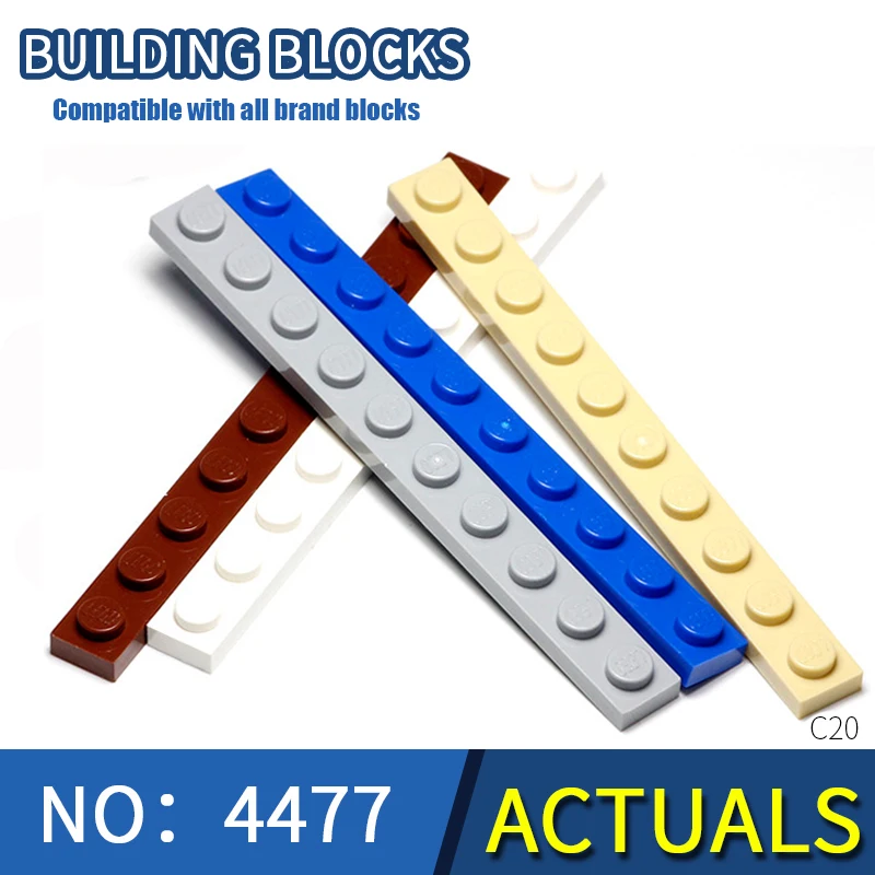 KAZI 4477 technic Конструкторы строительные детали 1X10 опорные пластины Классический