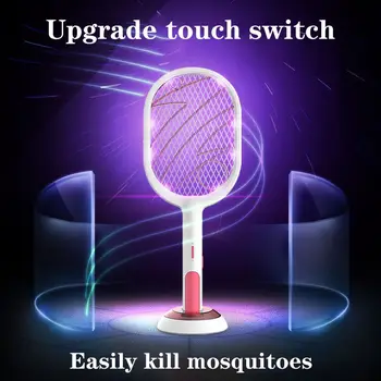 

Hot Selling 3000V Electric Insect Bat Swatter Zapper USB 1200mAh Rechargeable Mosquito Swatter Kill Fly Bug Zapper Killer Trap
