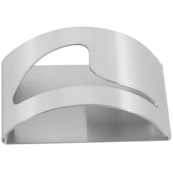 

Self Adhesive Stainless Steel Hanger Kitchen Hardware Accessories Holder Storage Clip Towel Rack Bathroom Wall Mounted Hanging