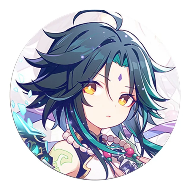 Free Shipping 58mm Online Game Genshin Impact Brooch Pin Cosplay Badge Accessories For Clothes Backpack Decoration Gift 1