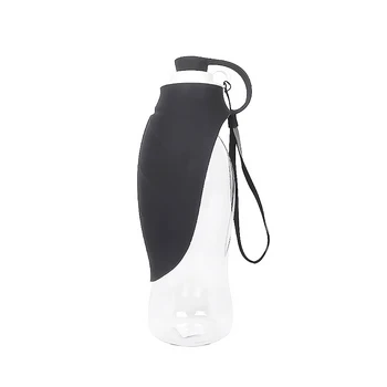 

Portable Pet Feeder Drinking Bowl Dispenser Water Bottle Outdoor Pet Water Container 580ml