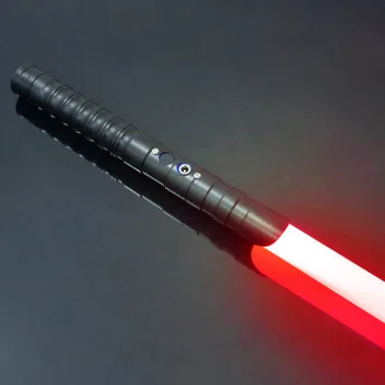 

RGB 16 Color Changing Laser Lightsaber FX Light Saber Sword Metal Handle Pc Blade Heavy dueling 3 Stes Sound Toys Gifts For Kids