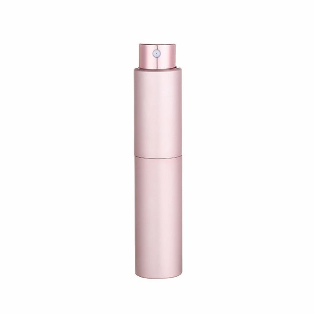 Travel Portable Aluminum Perfume Refillable Portable Spray Rotating Bottle Travel Empty Atomizer