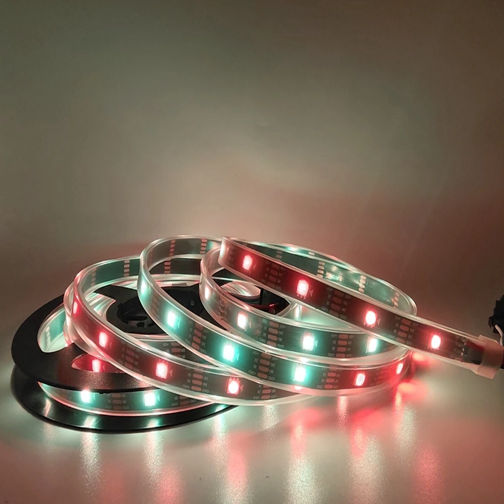 DC5V WS2813(WS2812B обновление) 5050 RGB Luces Светодиодные полосы светильник 30/60/144