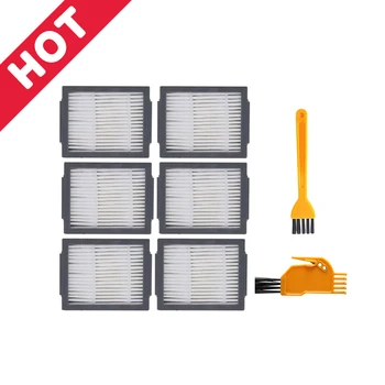 

6 replacement filters for iRobot Roomba i series E-series sweeping robot accessory spare parts for i7+ i7 E5 E6 filter
