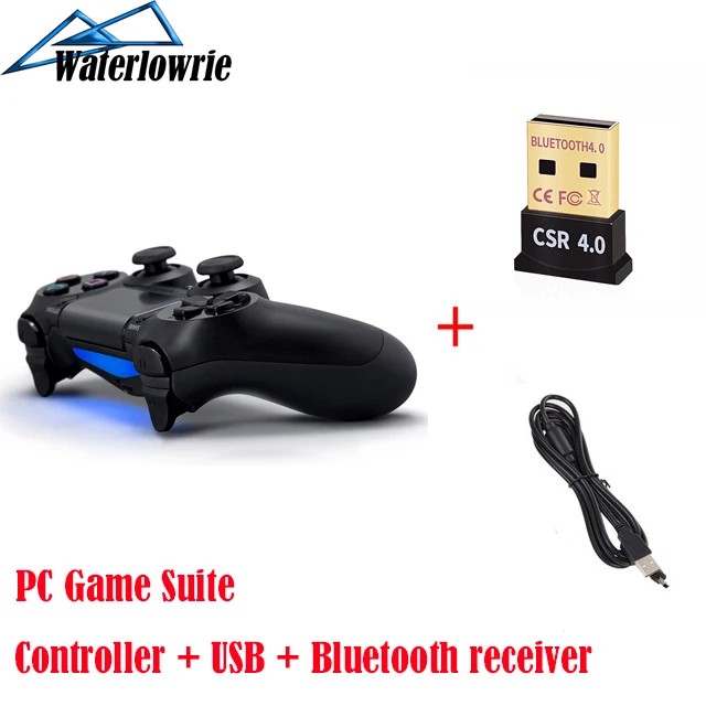 Джойстик PS4 для iPhone сони плейстейшен 4 геймпад Dualshock 4 ПК геймпад, Беспроводной Bluetooth Контроллер для Playstation 4 игры джостик консоли - Цвет: Computer game set