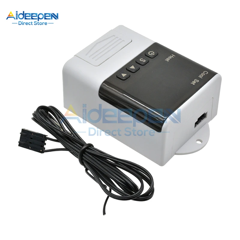 DTC1200 AC 110 V-220 V светодиодный цифровой термометр терморегулятор датчик температуры метр для аквариума Замена STC-1000