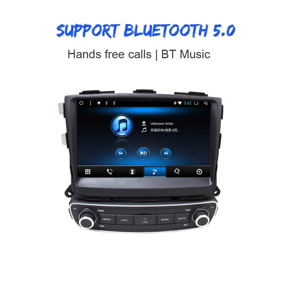 ONKAR 1 Din Android 9,0 Pie Автомобильный gps радио для KIA Sorento 2012 2013 стерео с 9 дюймов ips экран Wifi Bluetooth