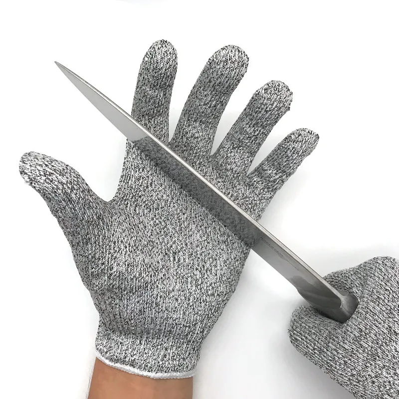Gloves Household Cleaning Tools HPPE Grade Resistant Gloves Kitchen Butcher Five-Level Cut-Resistant Protective Glove
