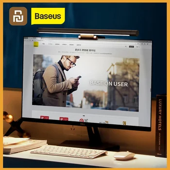 

Youpin Baseus Led Adjustable Reading Screen Hanging Light Computer Eye Protection Lamp USB Rechargeable Light for Office Home