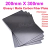 200mm X 300mm 3K Carbon Fiber Sheet Glossy / Matte Plate 0.5mm 1mm 1.5mm 2mm 3mm 4mm 5mm High Composite Hardness RC Material ► Photo 1/6