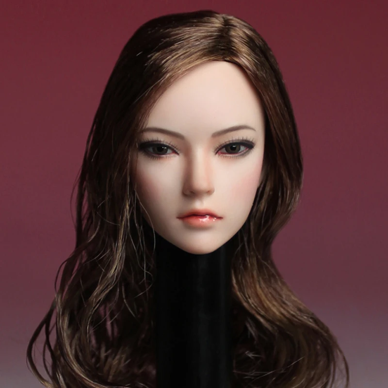 1/6 женская голова красивая Лепка резная ПВХ модель F PH TBL фигурка подарок