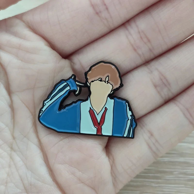 Bangtan Boys Taehyung V Эмаль Булавка значок брошь