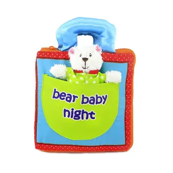 

New Environmental Newborn Baby Cloth Book Children Kids Educational Toys Soft Polyester Early Educational Baby Book Toys
