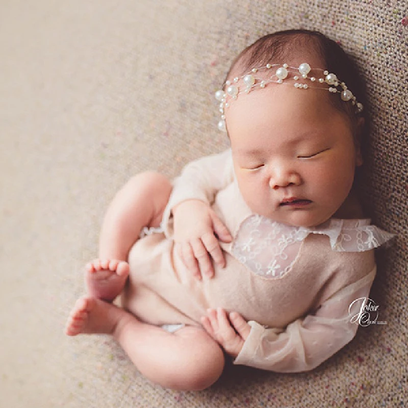 2021 Flower Baby Headband Infant Headwear Photography Garland Baby Shoot Accessories Studio Hair Band Newborn Photography Props