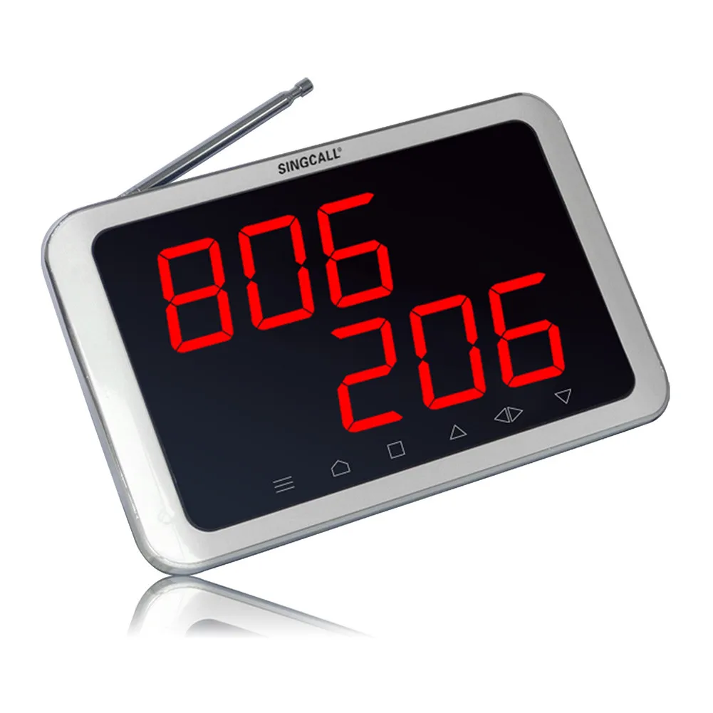 SINGCALL Wireless Paging System, APE1200 Display Receiver, for Mobile Cabin Hospital,Supermarket,Cinema