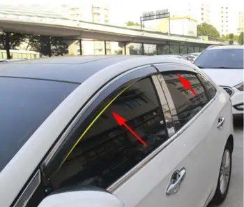 

Style Window Visor Vent Deflettore Fit For Mazda 3 M3 Sedan 4dr 2004-2009 Car styling