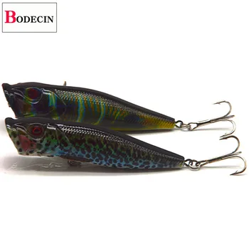 

Top Poppers Hard Plastic Sea Fishing Lure Trout Pike Tackle Pesca Crankbait Swimbait Wobbler Jerkbait Painting Series Fake Baits