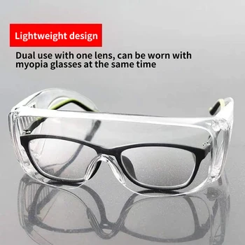 

Safety Protective Thickened Goggles Anti-fog Splash Proof Multifunctional Closed Protecting Glasses Breathable Design Prevent