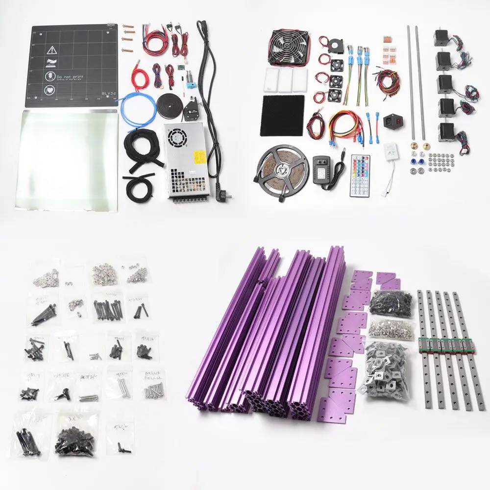 BLV MGN12 Cube 3d принтер Lite kit без материнской платы комплект профильных рамок для