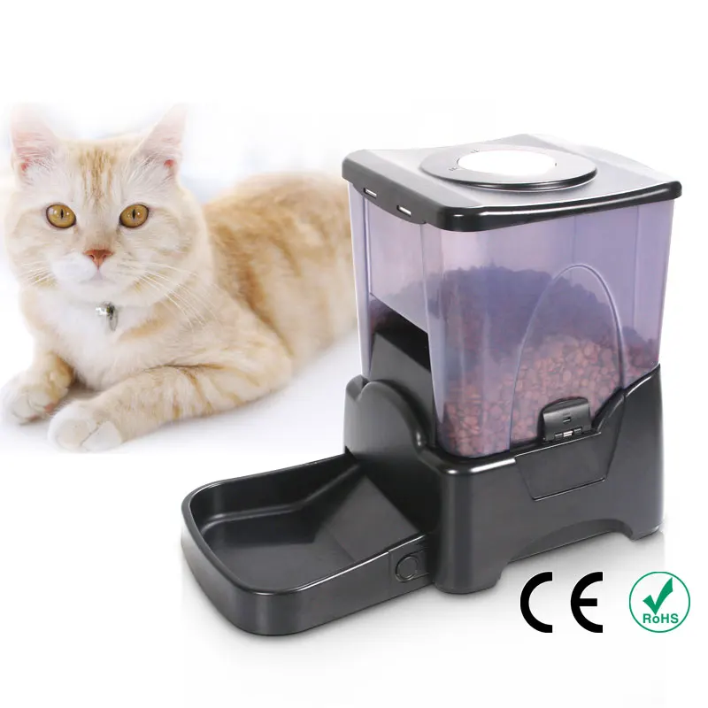 

PF-10A High Capacity Portion Control Automatic Pet Feeder Food Dispenser Black TB Sale