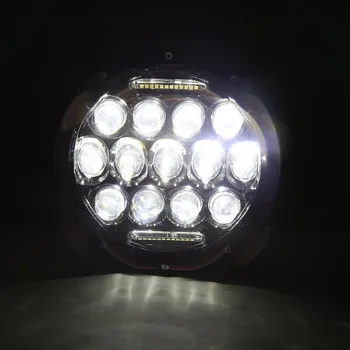 

2pcs 75W LED Headlight 7inch Round LED Headlamp Bulb with Hi/Lo Beam DRL for Jeep Wrangler JK TJ CJ 1997-2017 Cruiser Hummer H1