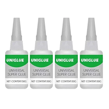 

4 Pcs 50Ml Multifunction Universal Super Glue Glass Bonding Handmade Jewelry Stone Quick Dry Universal Glue