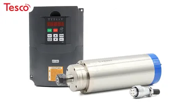

3kw spindle motor water cooling ER20 CNC Spindle Motor 4 Bearing 3.2kw water cooled & 4 kw VFD / inverter variable frequency