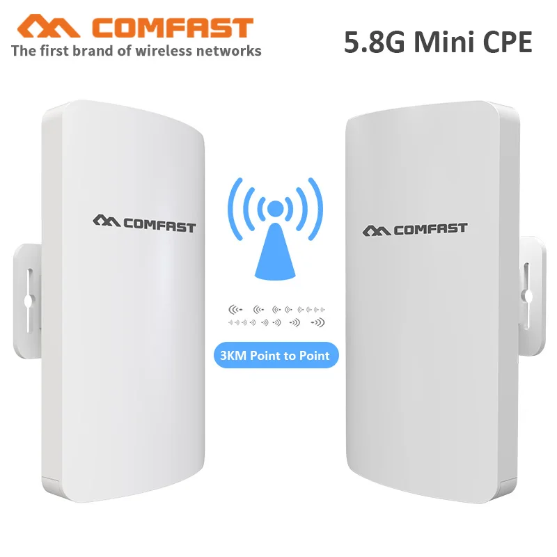 Amplificador de Sinal Wifi Externo de Alta Potência Ponto de Acesso Ponte sem Fio Longo Alcance 525km Cpe 900mbp 5.8g 26dbi - Imagem 3