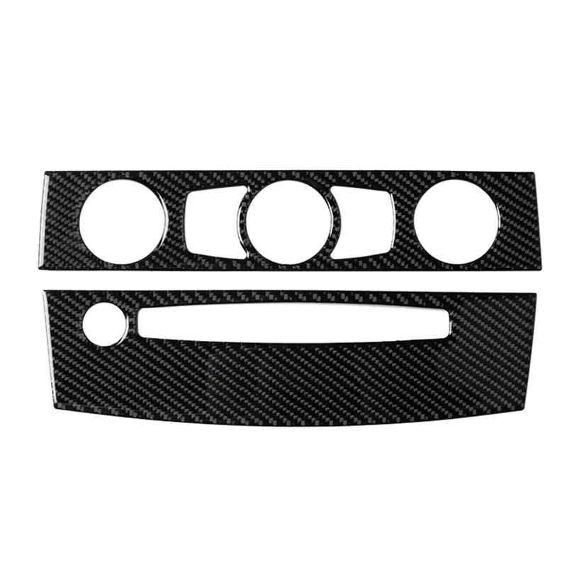 

Carbon Fiber Air Conditioner CD Panel Cover Trim for BMW 5 Series E60 2004-2007