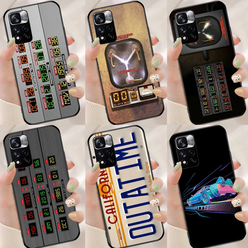 Back To The Future Flux Capacitor Case For Xiaomi Redmi 9T 9A 9C 9 10 Case On Redmi Note 11 10 9 8 Pro 10S 9S Back Cover