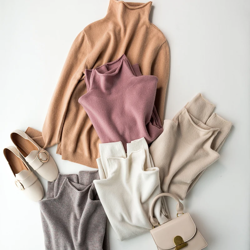 Hot Sale Soft Sweaters Women 100%  Wool Knit