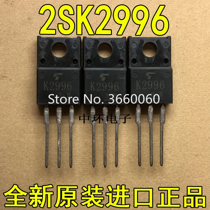 10 шт./лот K2996 2SK2996 TO-220F полевого транзистора 10A 600V