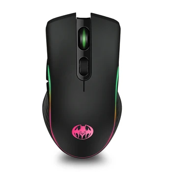 

M06 1600 DPI Wireless Mouse 2.4GHz USB Receiver 7-Color Breathing Light Optical Sensor Mice for Desktop Laptop PC Computer