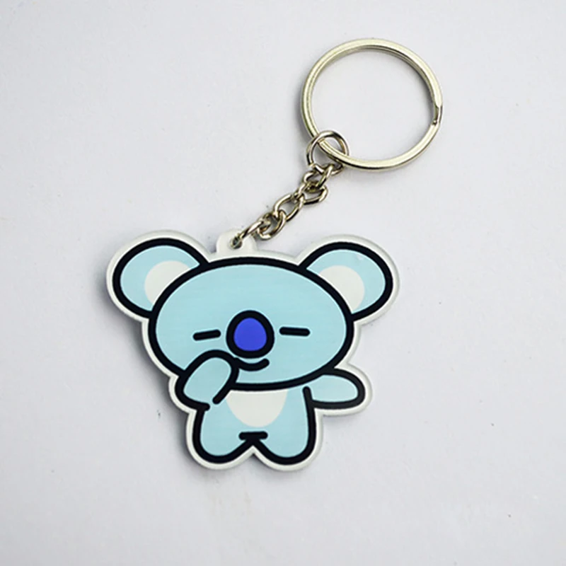ch-bt-kao3 Bangtan брелок для мальчиков Корейская группа мультфильм фигура кулон брелок подарки - Цвет: ch-bt-kao3
