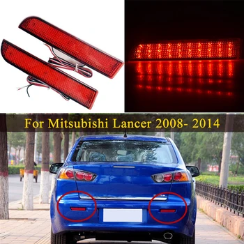 

Rear Bumper Reflector Light For Mitsubishi Lancer 2008- 2014 EVO Evolution Outlander Sport Rear Stop Signal Fog light Tail lamp