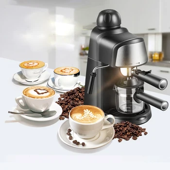 

Espresso Coffee Maker 5 Bar Pressure Steam Milk Bubble Maker 800W 240ml Italian Coffee Machine Automatic Electric Milk Frother