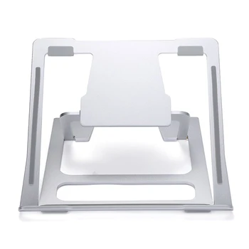 

Laptop Stand Ventilated Portable Notebook Riser Multi-Angle Adjustable Anti-Slip Mount DU55